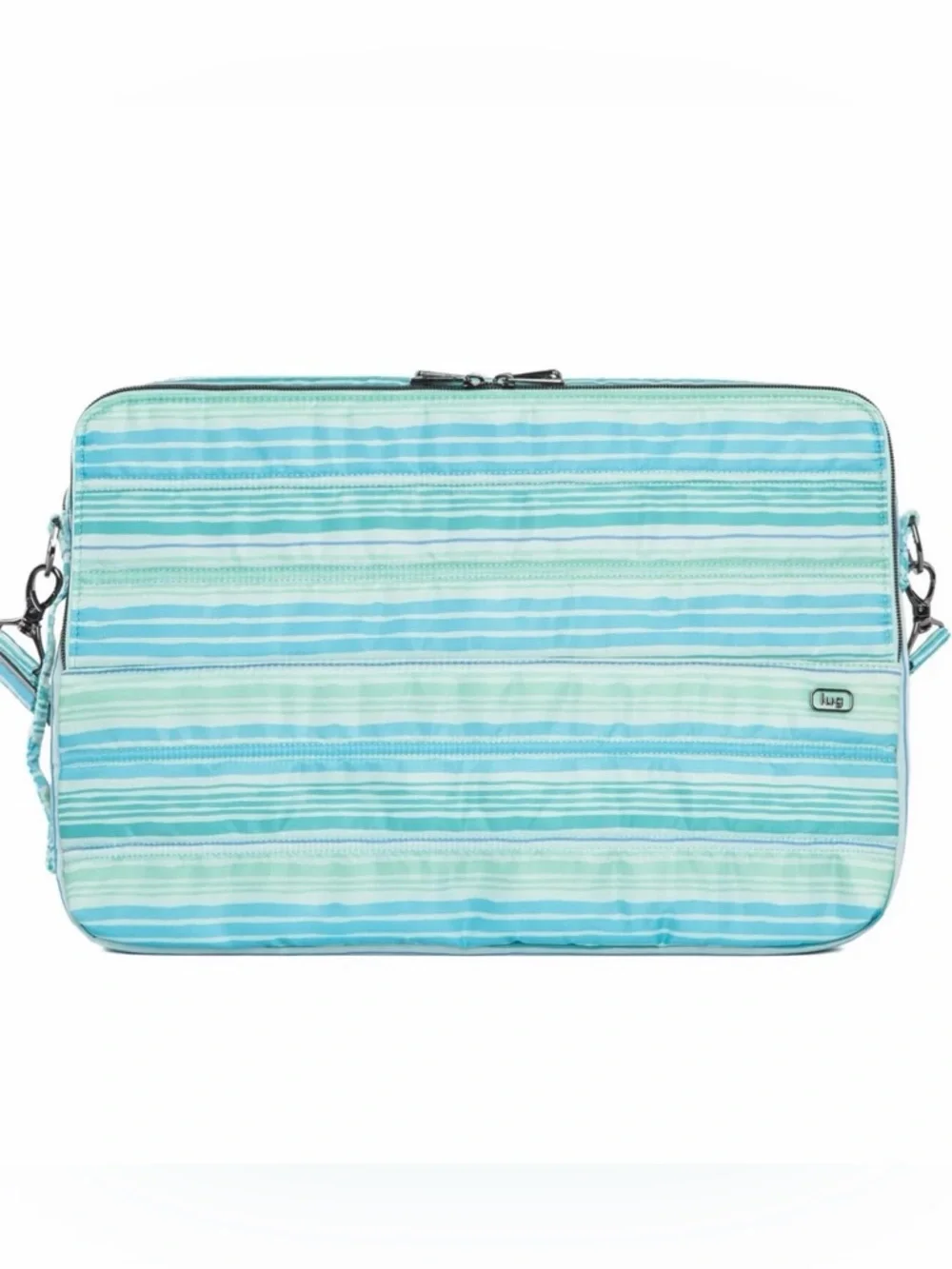 Lug Delta 17” Laptop Case - Love Waves Aqua NWT